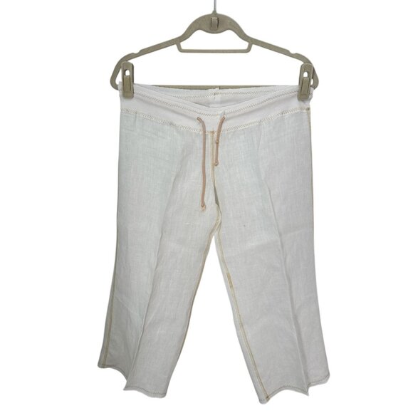 Rubber Ducky Productions Cropped Linen Pants size small - Picture 1 of 12